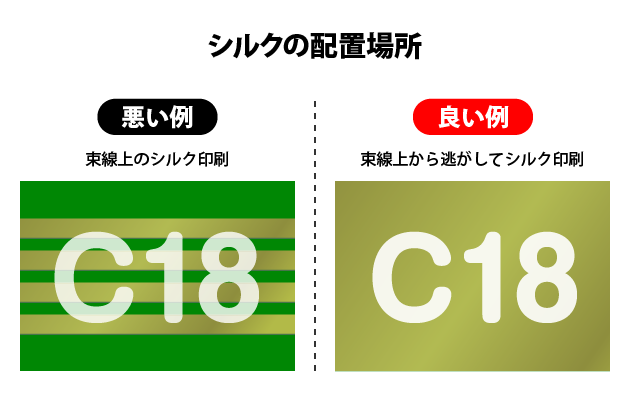 シルク印刷が判読しにくい原因