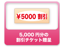 5,000$B1_J,$N3d0z%A%1%C%HB#Dh(B