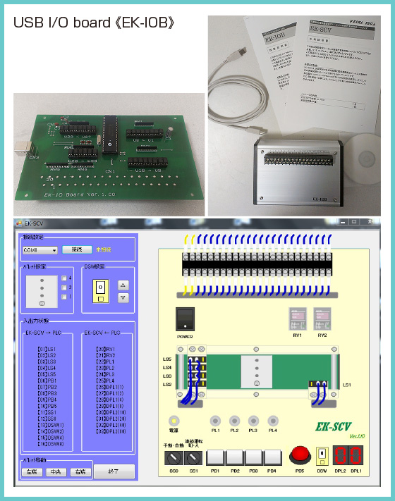 USB I/O board $B!T(BEK-IOB$B!U(B