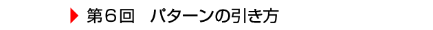 $BBh(B6$B2s(B $B%Q%?!<%s$N0z$-J}(B
